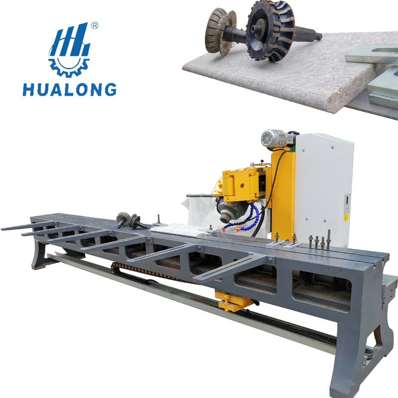 Hualong Stonemachinery Gratnie Mermer Taş Kenar 45 Derece Pah Kesme Profil Kesme Makinesi HLS-3800 