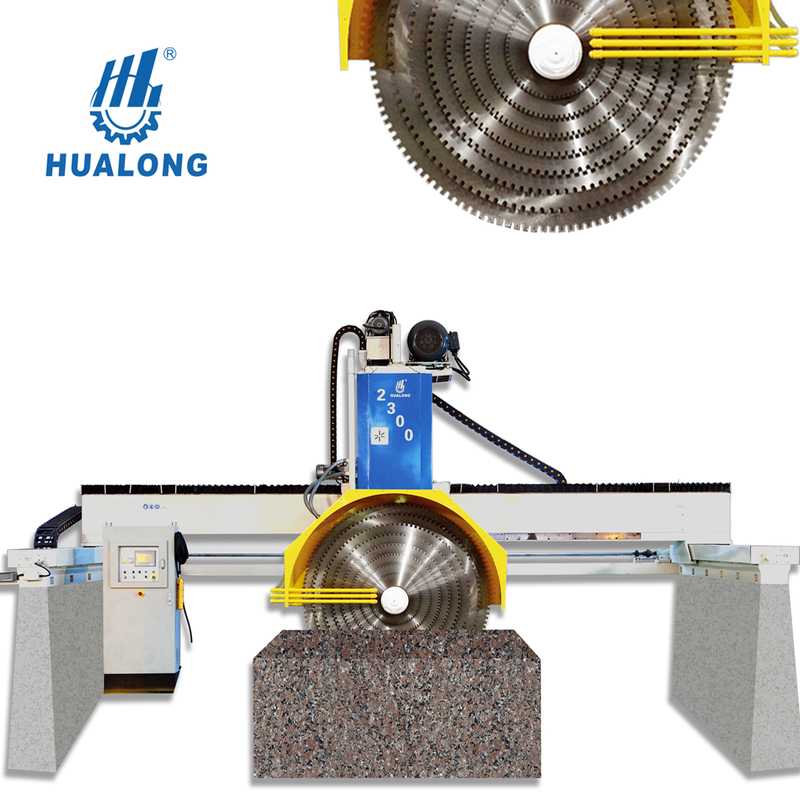 HUALONG Machinery Granit Blok Çok Bıçaklı Kesici Mermer Taş Satılık Kesme Makinası HLQH-2500