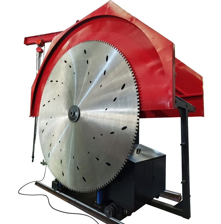 Hualong Taş Makineleri Yüksek Verimli Çift Bıçaklı Kaya Raylı Granit Ocağı için Doğal Taş Kesme Makinesi Testere 2QYKZ-2200/3300