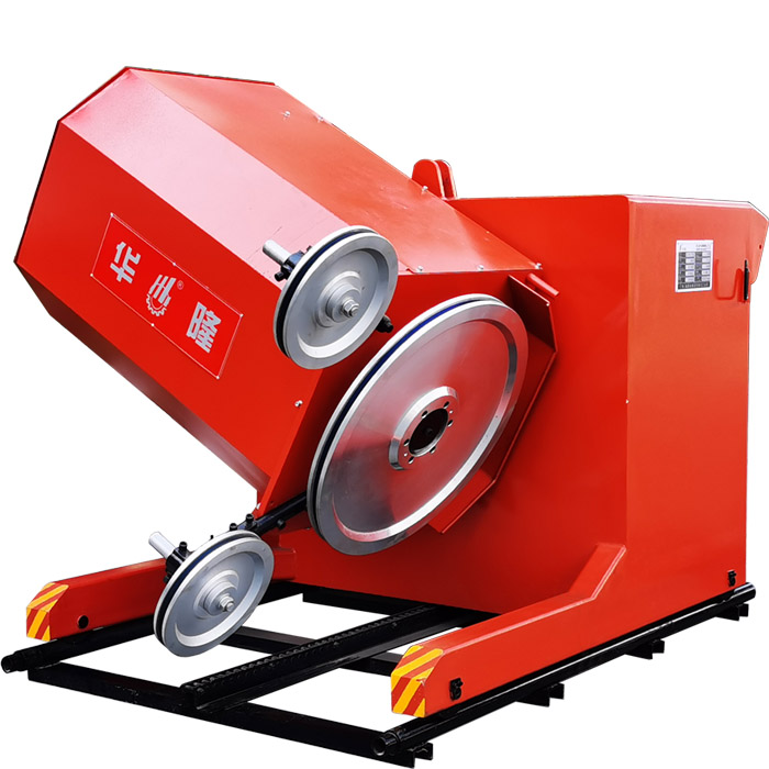 Hualong Elmas Granit Mermer Ocağı Taş Madenciliği için Tel Testere HSJ-75G Enerji Verimli Taş Makineleri