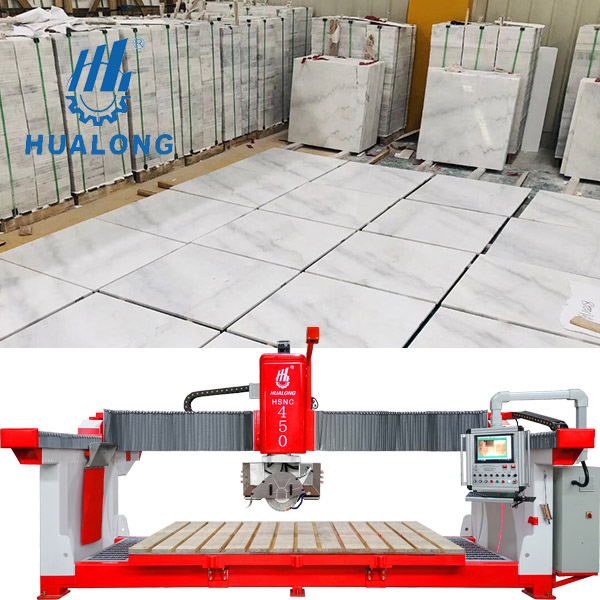 HSNC-450 yüksek verimli cnc granit mermer Köprü Taş Kesme Makinası